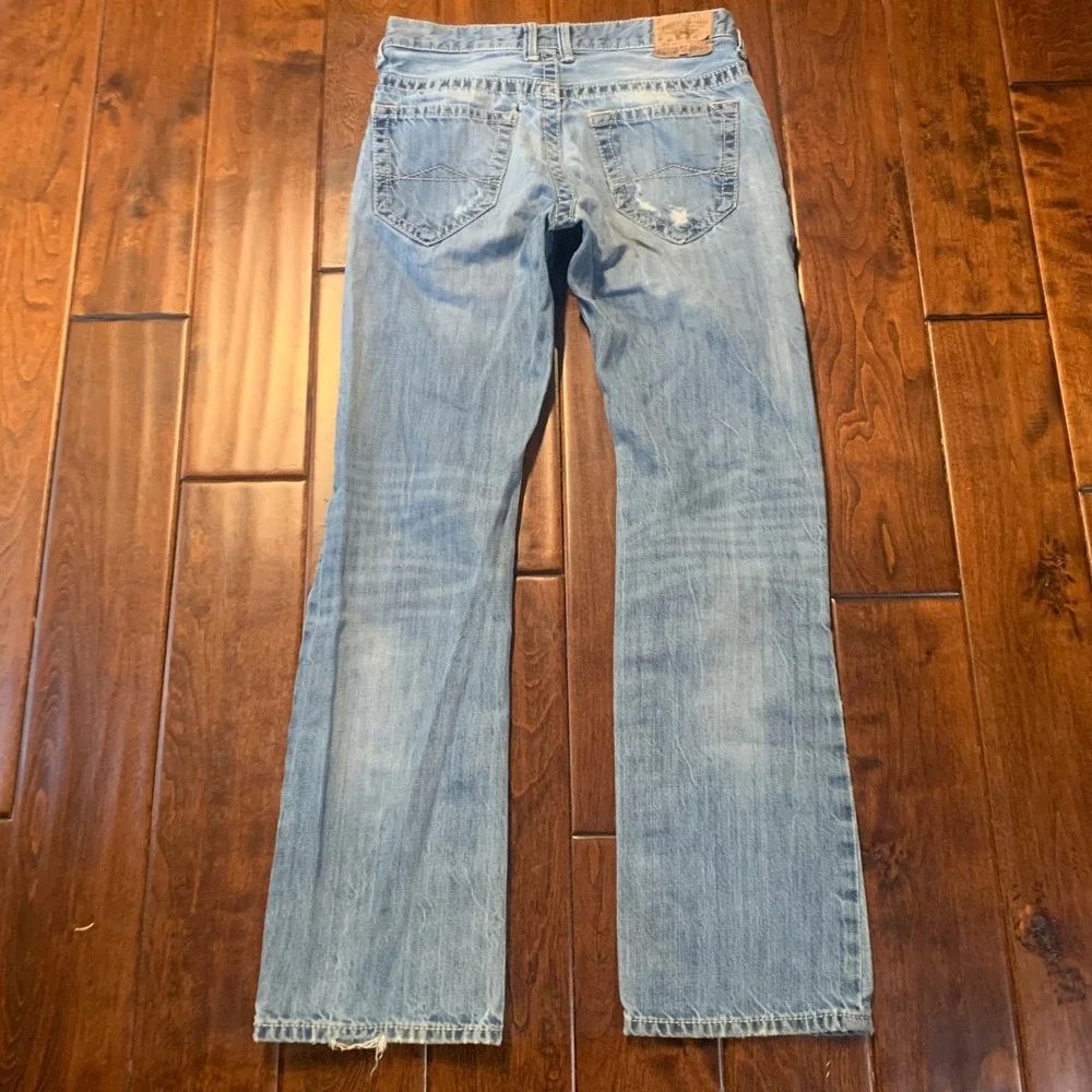 Y2K‎ Aeropostale Jeans Distressed Straight Leg Light Wash 28